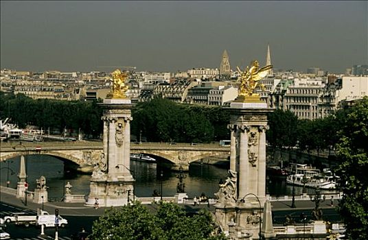 法国,巴黎,亚历山大三世,雕塑