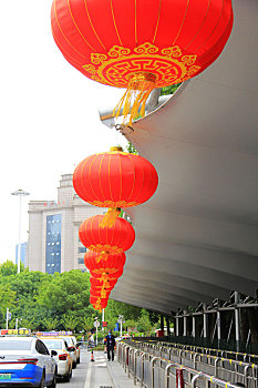 武汉节日国旗飘,喜庆祥和祖国美