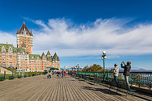 加拿大,魁北克,魁北克城,夫隆特纳克城堡