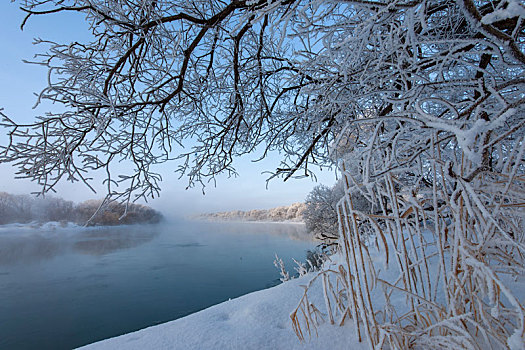 兴凯湖冰雪风光