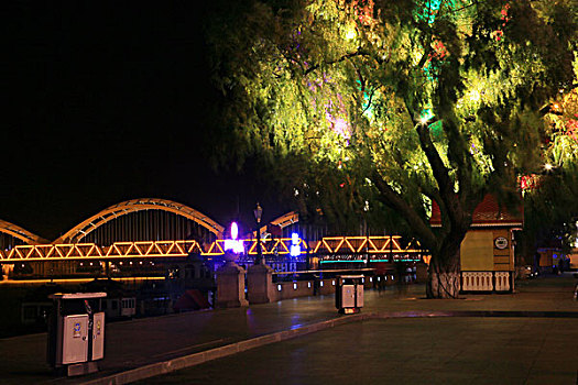 2014年10月20日哈尔滨城市建设夜景