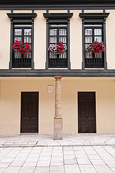 户外,房子,奥维耶多,阿斯图里亚斯,西班牙