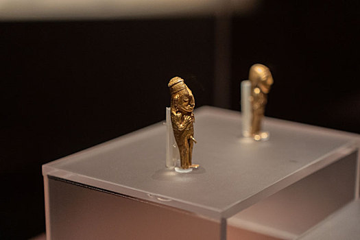 秘鲁印加博物馆藏印加帝国安第斯金雕像