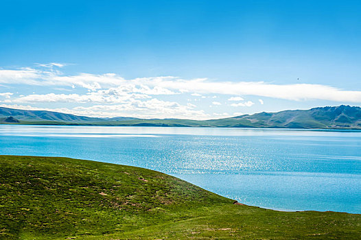 错那湖风光,青藏铁路沿线风景,中国西藏