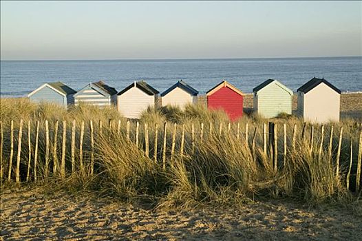 海滩小屋,英格兰