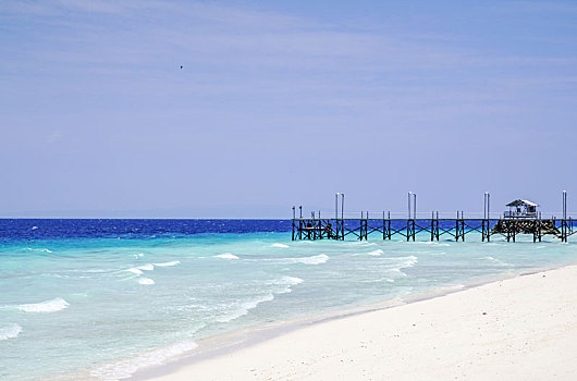 马来西亚仙本那的海滩