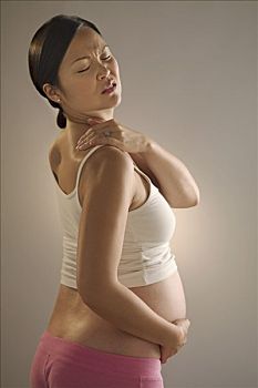 孕妇,困苦,背痛