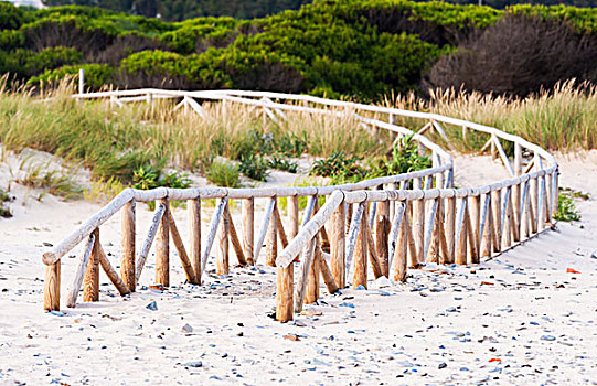 木篱,海滩,安达卢西亚,西班牙