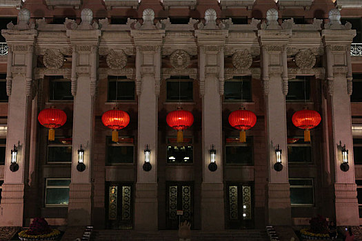 北京饭店夜景