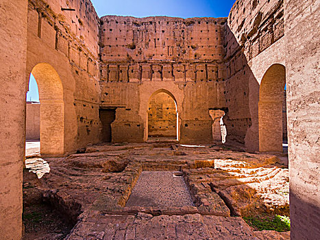 历史,遗址,宫殿,玛拉喀什,摩洛哥,非洲