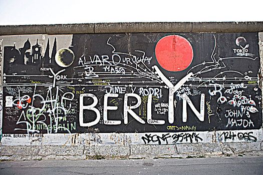 涂鸦,柏林墙,柏林,德国