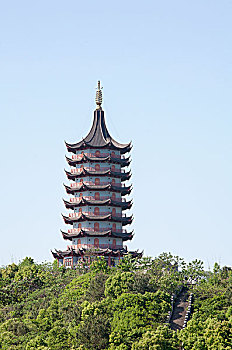 杭州,东方文化园,三江宝塔