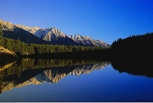 山峦,班芙国家公园,艾伯塔省,加拿大