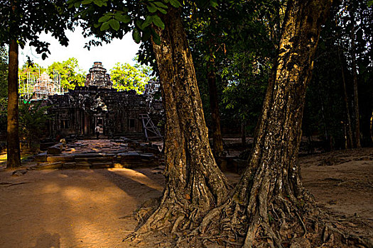 柬埔寨吴哥达松将军庙