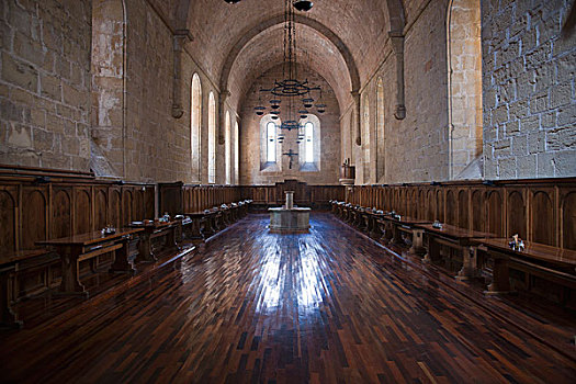 走廊,波布莱特修道院,西班牙