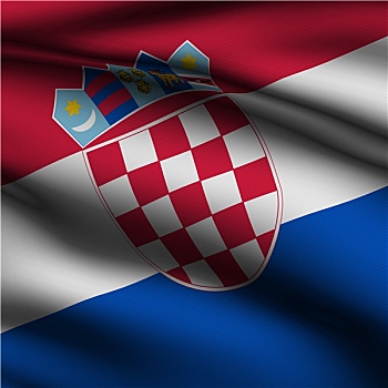 克罗地亚人,旗帜