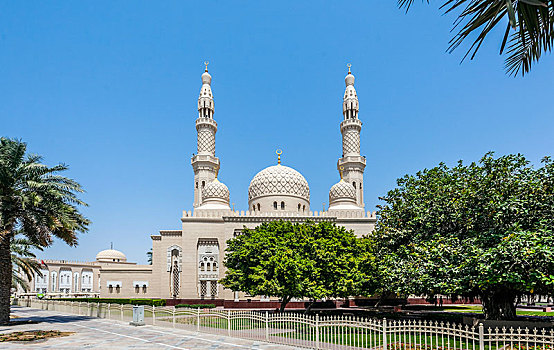 迪拜,清真寺,阿联酋,亚洲