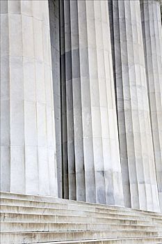 柱子,林肯纪念馆,华盛顿,华盛顿特区,美国