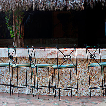 椅子,餐馆,墨西哥
