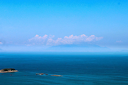 惠州惠东双月湾的大海与海边