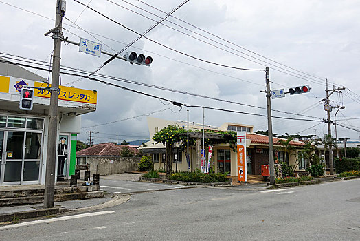 乡村,岛屿,冲绳,日本