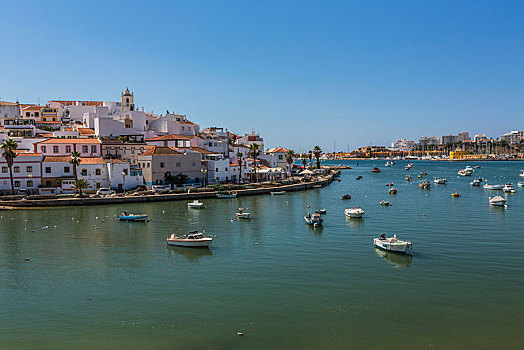 渔村,阿尔加维,葡萄牙,欧洲