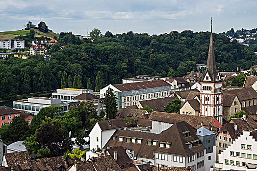 瑞士小镇沙夫豪森,swiss,town,schaffhausen