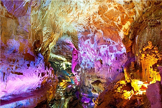 彩色,洞穴