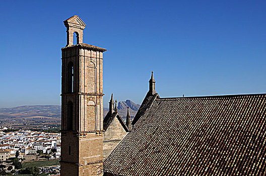圣马利亚,教堂钟,塔,安提奎尔,西班牙
