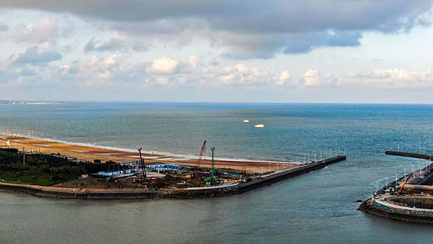 山东日照,泻湖美景