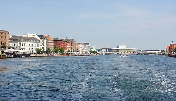 水边,风景,哥本哈根