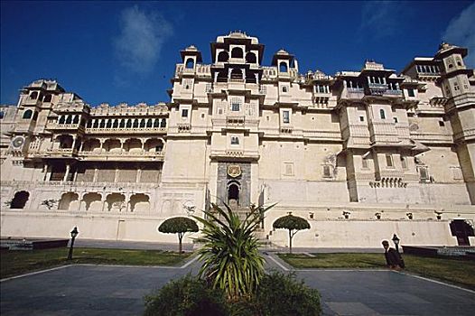 城市宫殿,乌代浦尔,拉贾斯坦邦,印度