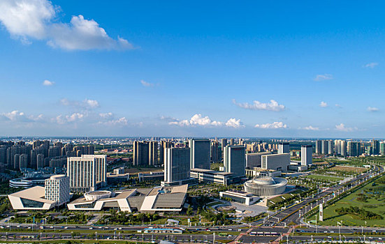 运河之都江苏省淮安市城市风光