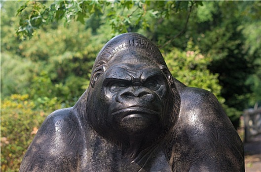 大猩猩,雕塑