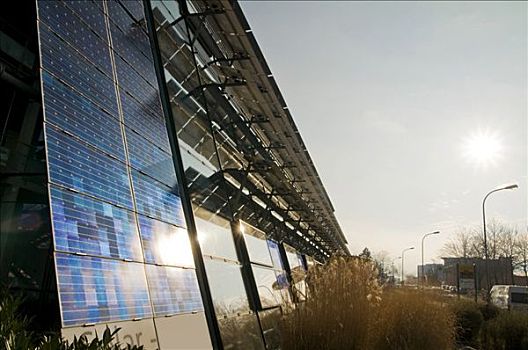 工业建筑,太阳能,巴登符腾堡,德国
