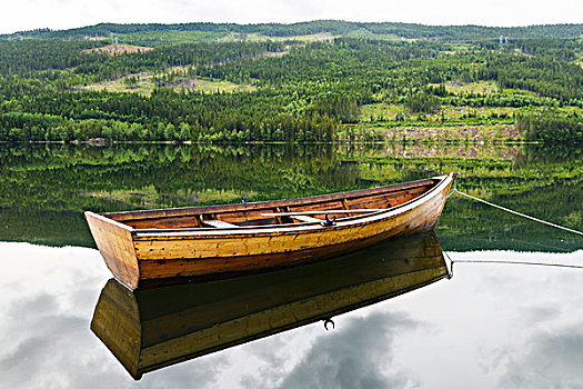 划桨船,湖