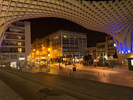 西班牙塞维利亚都市阳伞建筑