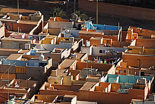 algeria,elevated,view,of,ancient,houses,in,the,village
