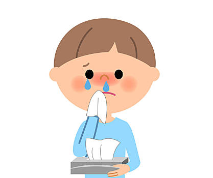 孩子流鼻涕图片