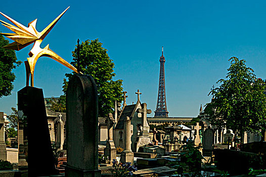 法国,巴黎,墓地