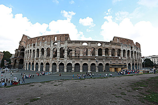 罗马圆形竞技场外观全景