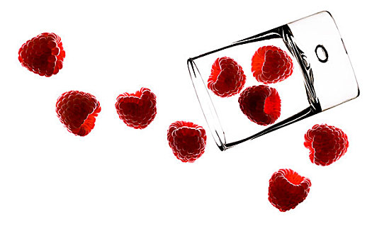 玻璃,树莓