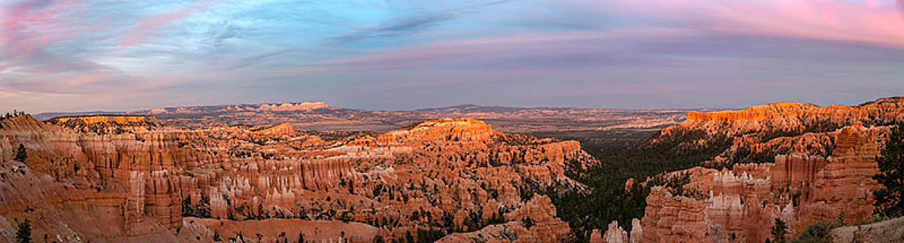 岩石构造,日落,怪诞,石头,风景,怪岩柱,红色,沙岩构造,布莱斯峡谷国家公园,犹他,美国,北美