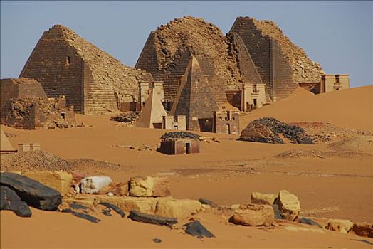 金字塔,麦罗埃,苏丹