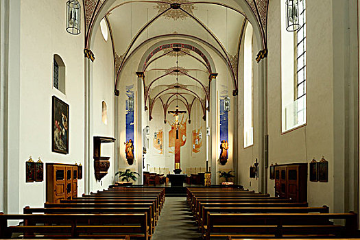 室内,船,教堂,北莱茵威斯特伐利亚,德国
