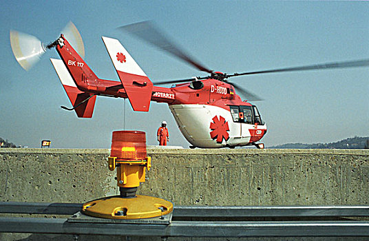 直升飞机,救助,空中,守卫,开端,医院,屋顶,一个