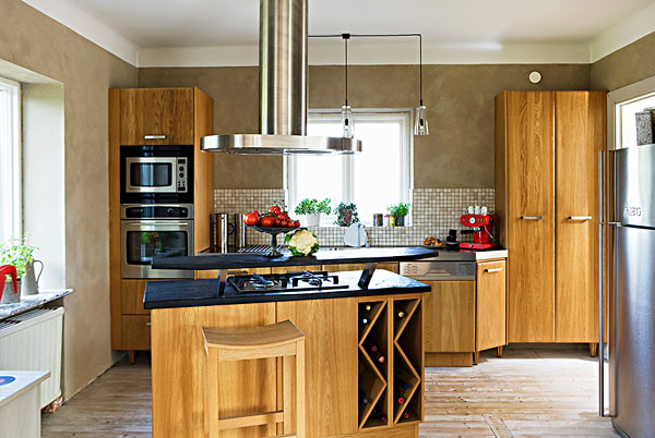 厨房操作台,合适,厨房,木质,柜厨
