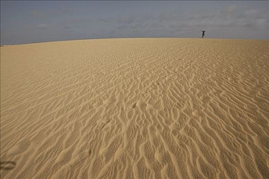 荒漠沙丘,岛屿,佛得角,非洲