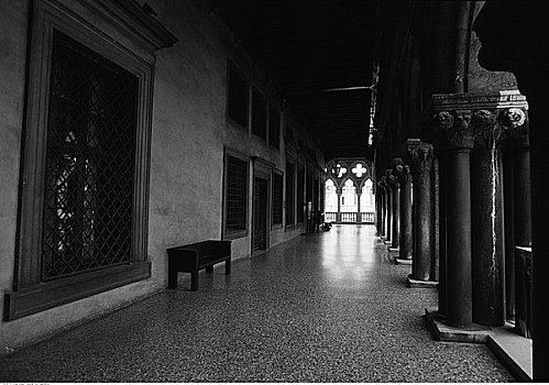 走廊,公爵宫,威尼斯,意大利