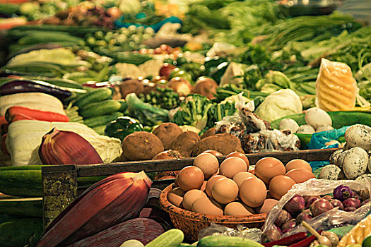 市场,农产品,柬埔寨,收获